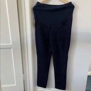 Women's Navy maternity pregnancy Pants size L